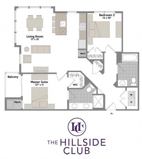 2 bed 2 bath at Hillside Club Apartments, Livingston, 07039